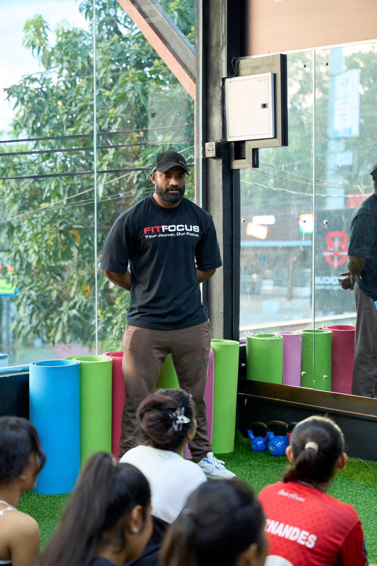 FIT FOCUS coach leading a workshop